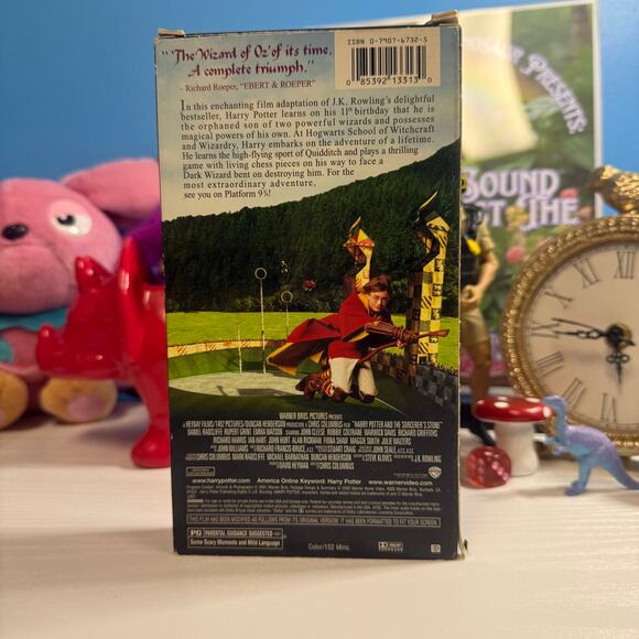 Harry Potter Sorcerer’s Stone VHS 2002 • Rare Sleeve • Tested & Working - Picture 2 of 3